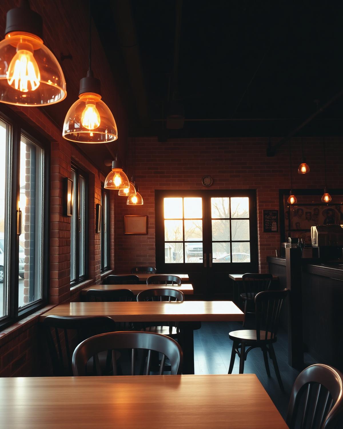 Inside the cafe