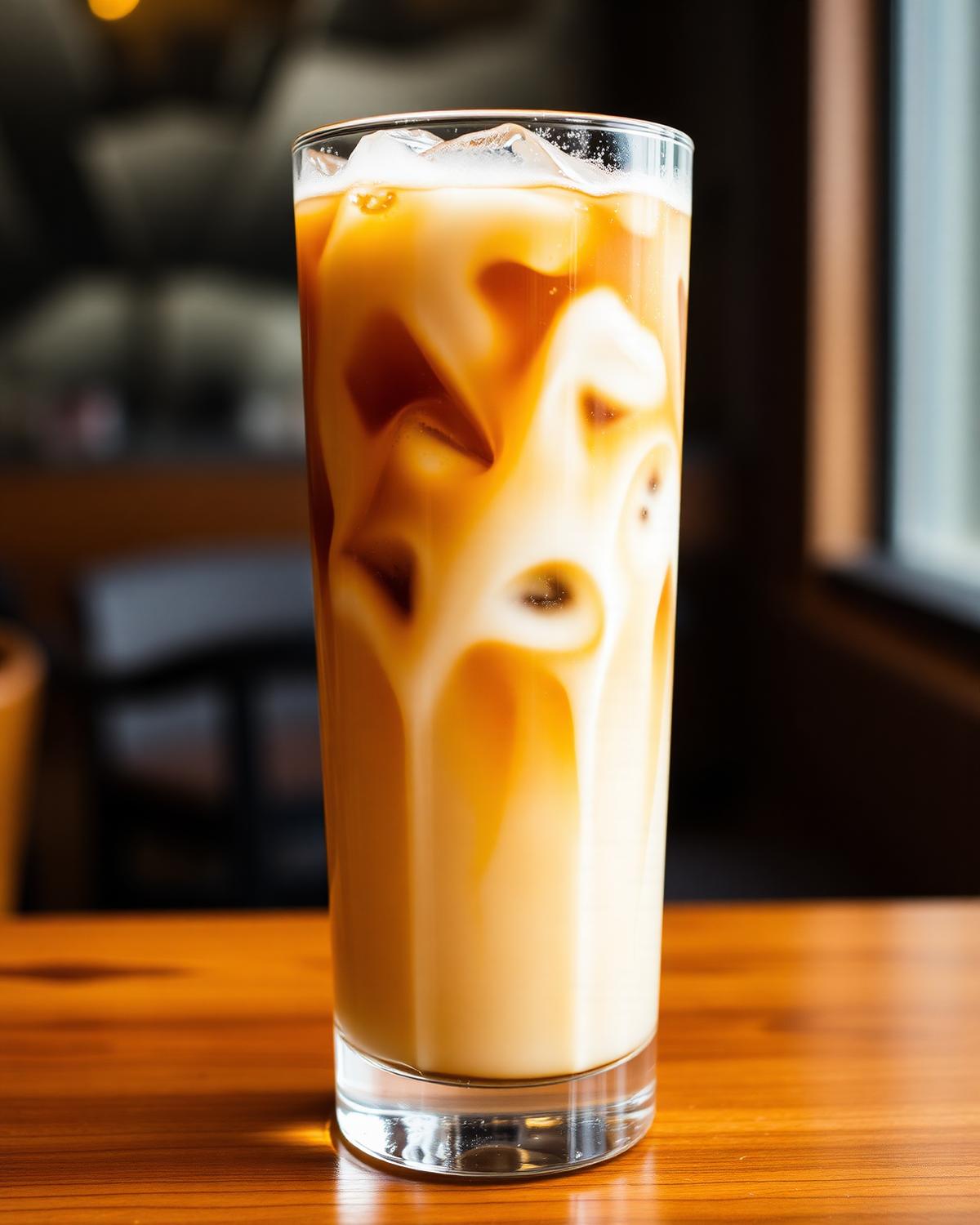 Iced cold brew with milk